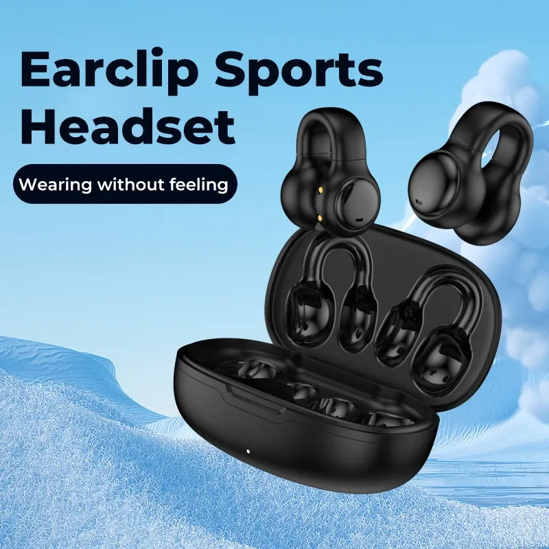 TWS Bluetooth 5.3 Kopfhörer Drahtlose Kopfhörer Ohrbügel HiFi Stereo Mit Mikrofon Sport Wasserdichte Headsets Ohrhörer Rauschunterdrückung Für Xiaomi Huawei Samsung Iphone