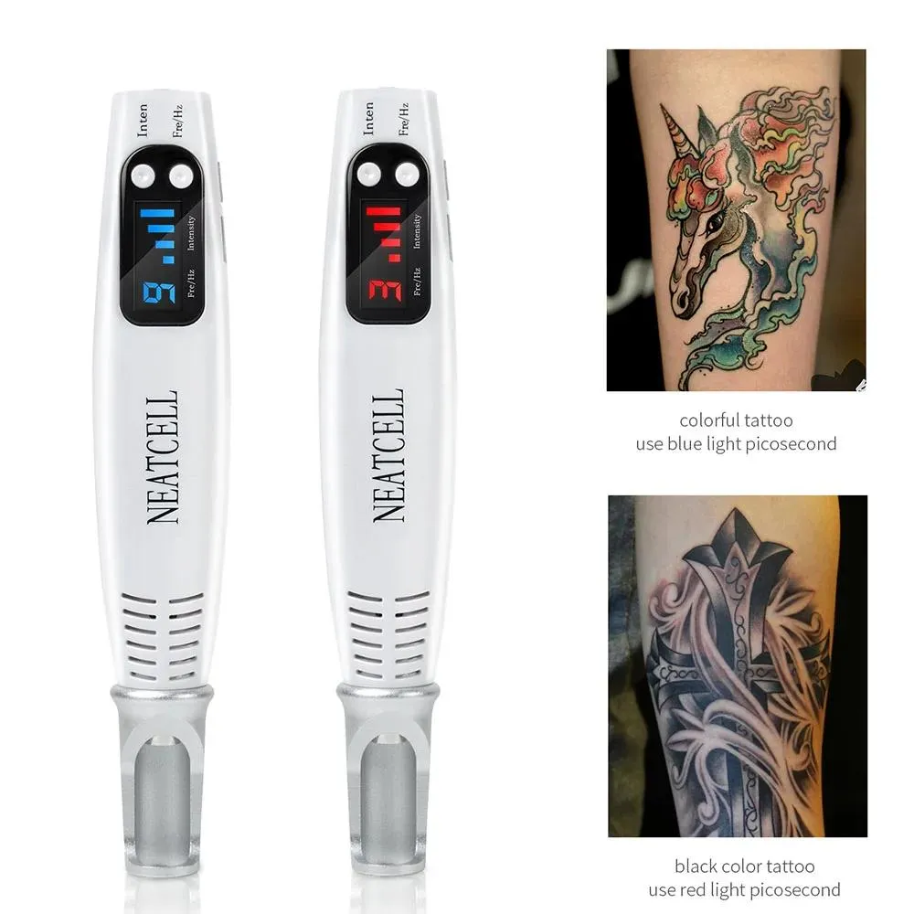 Máquina 9 Nível LCD Face Pele Spot escuro Removedor de tatuagem Remoção a laser Penma caneta hine Hine Freckle Tag Remoção de remoção de beleza Cuidado