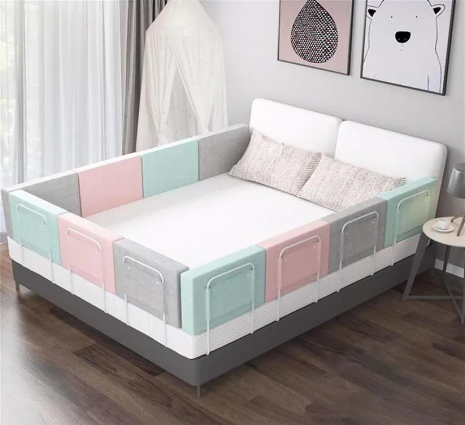 Ensembles de literie Born Baby Bed Clôture Barrière réglable Sécurité Garde-corps Maison Parc sur rails de berceau 06 ans tout-petits Rail314826467891998