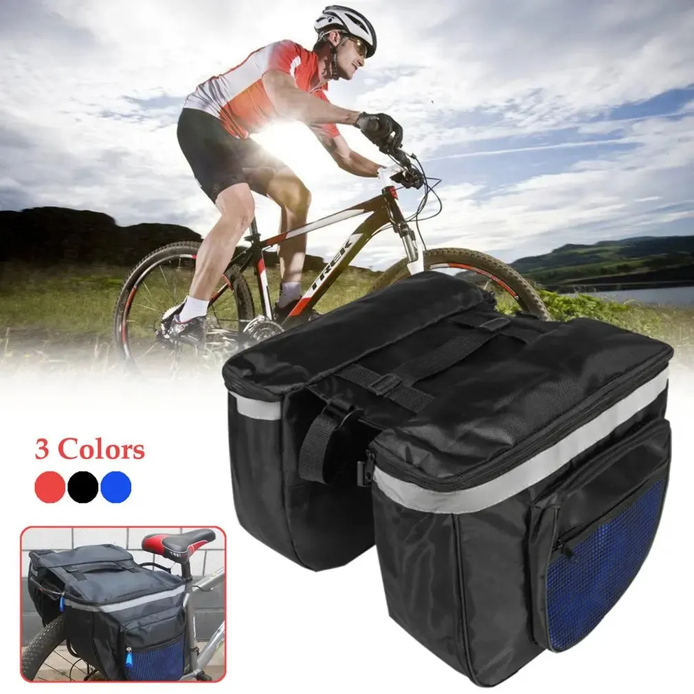 Cykelvattentät cykelväska Motorcykel svans Bagage Fitcase Saddle Bicycle Moto Side Riding Accessories 231227