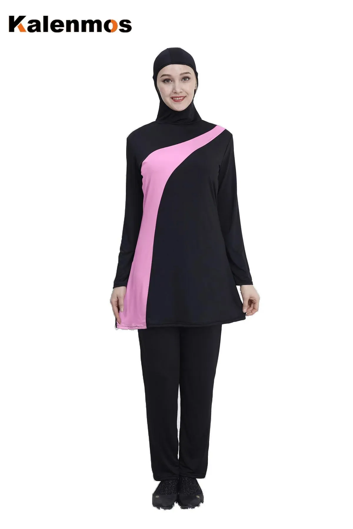 Conjunto de maiô muçulmano islâmico feminino conservador maiô capa completa praia banho hijab maiô burkinis modesto burkini