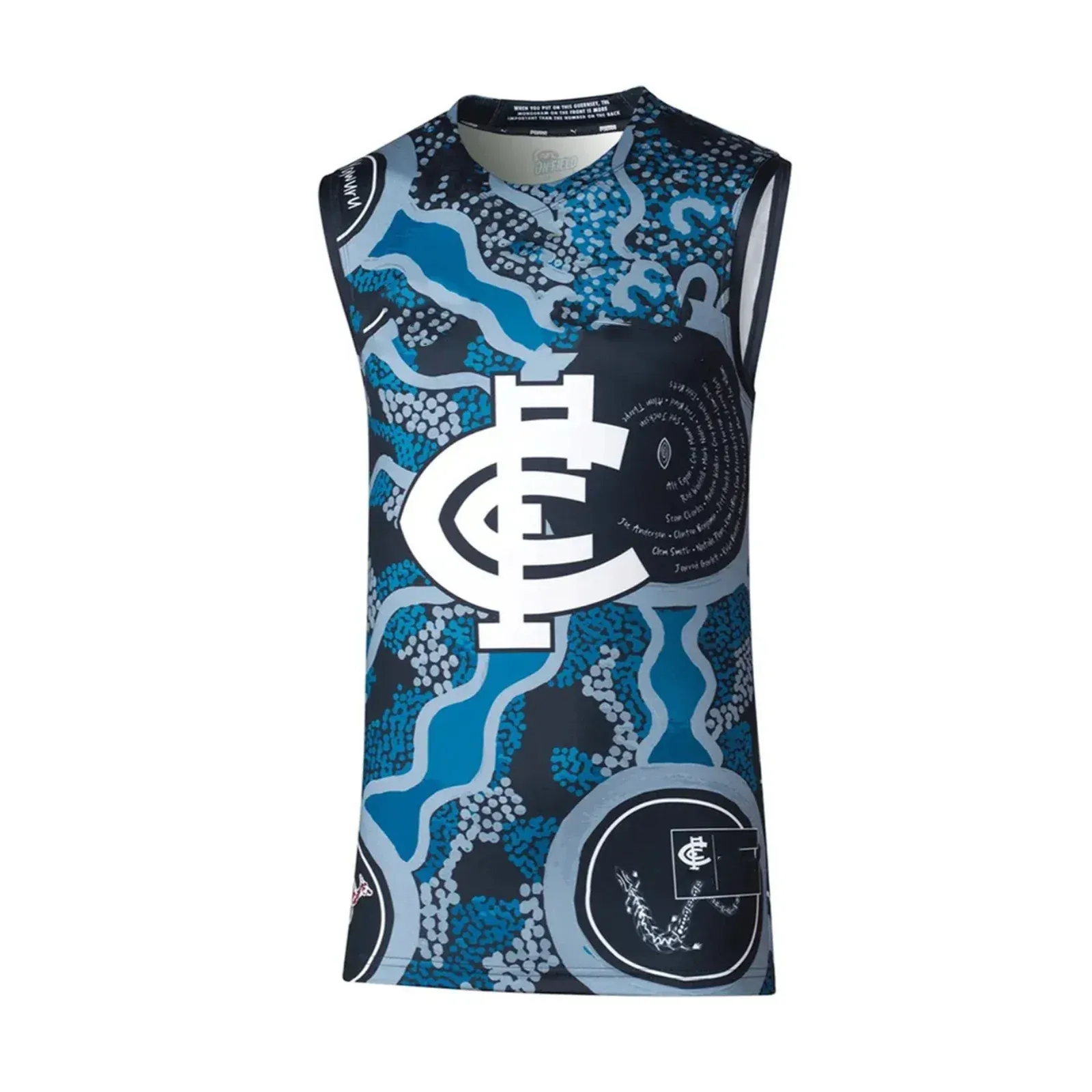 【海外Lサイズ】AFL カールトン・ブルーズ インディジェナスガーンジー DHgate.com:Carlton Mens Indigenous Guernsey Jersey, Navy