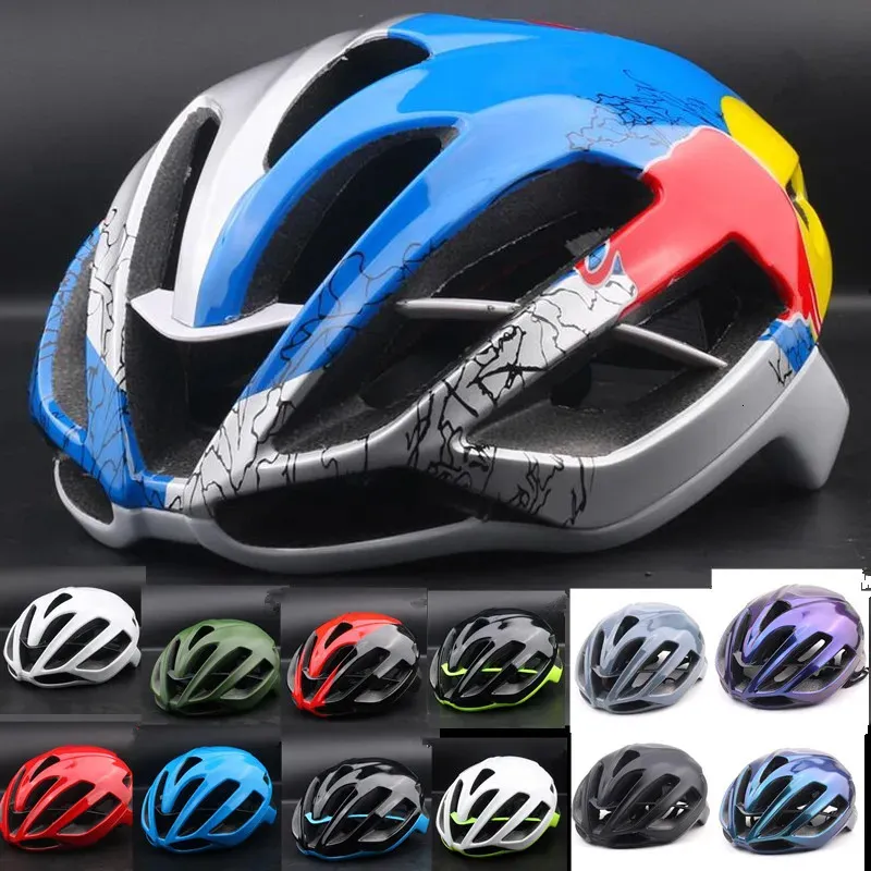 Italy Bike Helmet Men Road Cycling EPS Foam PC Shell Women Bicycle Equipment Outdoor Sport Safety Cap BMX Size M L 231227