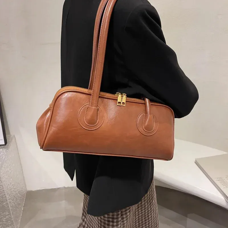 Женская сумка 2024, молодежная модная сумка на плечо, большая вместительная повседневная сумка для вечеринки и бизнеса, высокое качество 231226