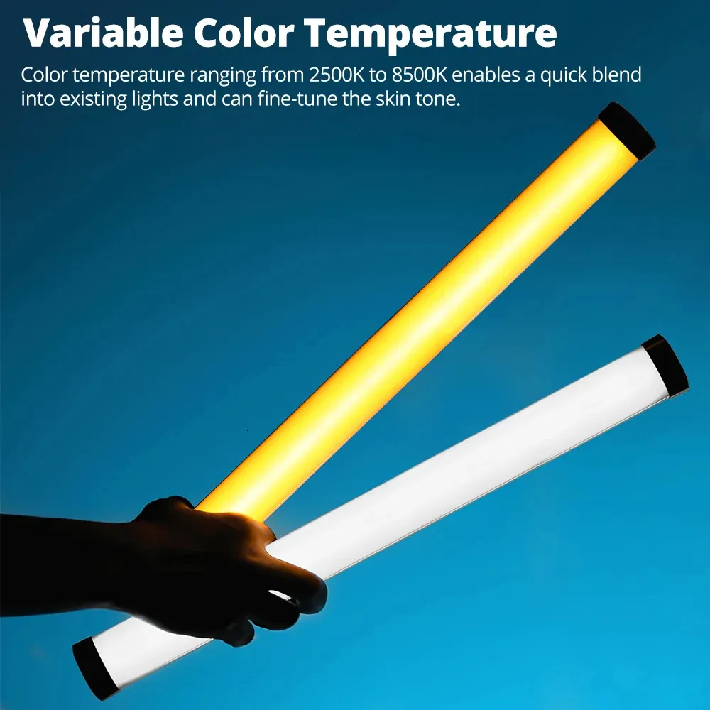 RGB LED Video Light Stick - Full Color 2500K-8500K Tube RGB LED Video Light Stick - Full Color 2500K-8500K Tube