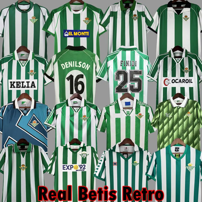 Retro Soccer Jersey Classic Vintage Real Betis From