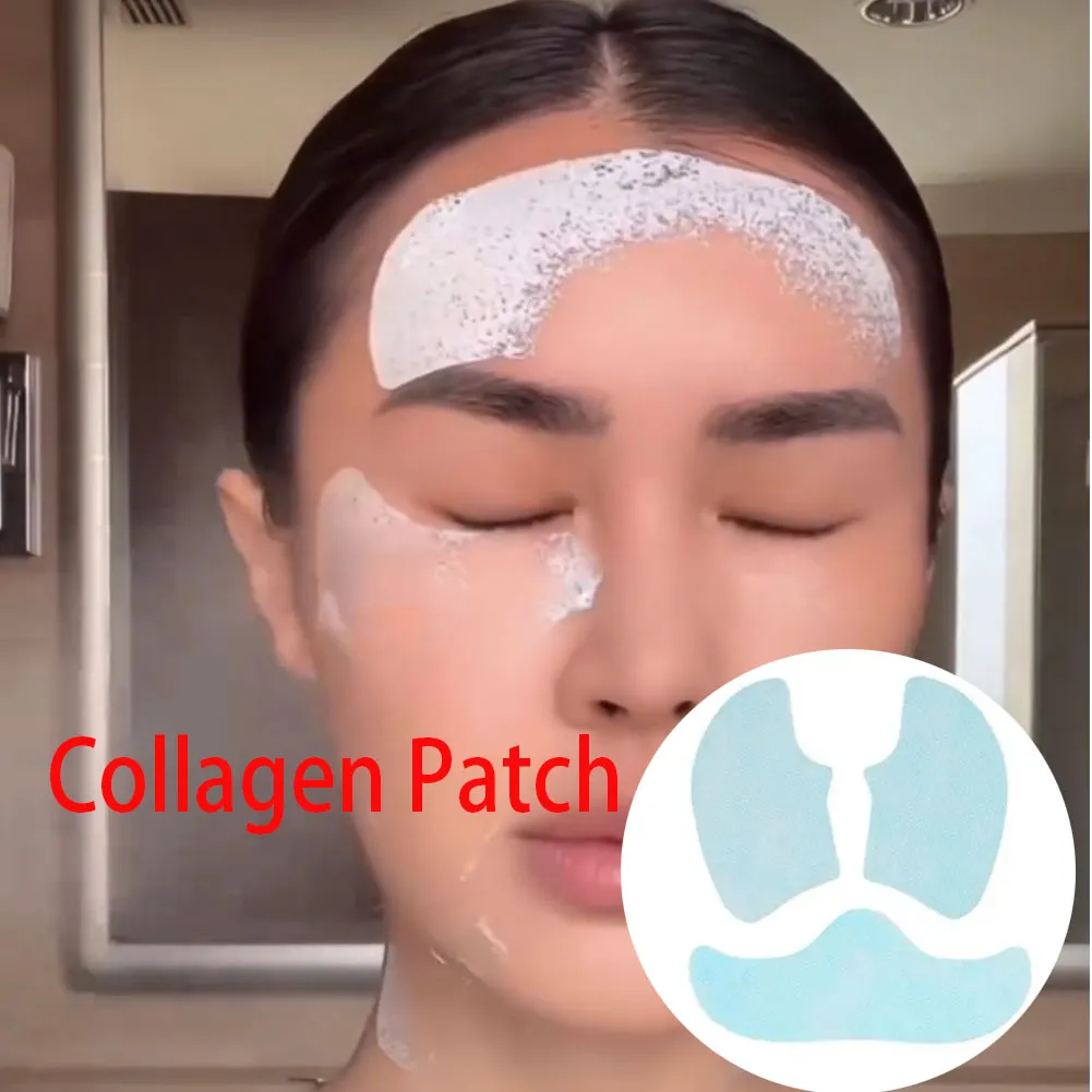 Collagen Film Paper Facial Mask Face Skin Cheek Sticker Forehead Patch Smile Lines Patches Anti Aging Wrinkles Remover From 40 05 DHgate