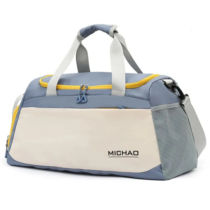 Fashionable stor kapacitet Portable Travel Bag Lätt kortdistans Duffle Bag Storage Messenger Bag Sports Gym Bag 231227