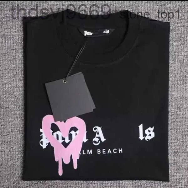 Men's t Shirts 2023 Summer Mens Palms Angels Shir Graffii Palmangel Ciy Designer Limied Inkje Leer Prining Women's Angles Tees Ee9m 5NOB