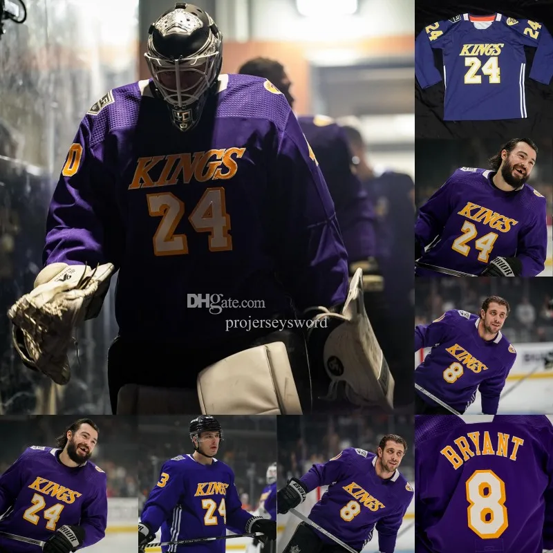 Los Angeles KB Kings K O B E 24 B R Y A N T Lakers Night Jersey