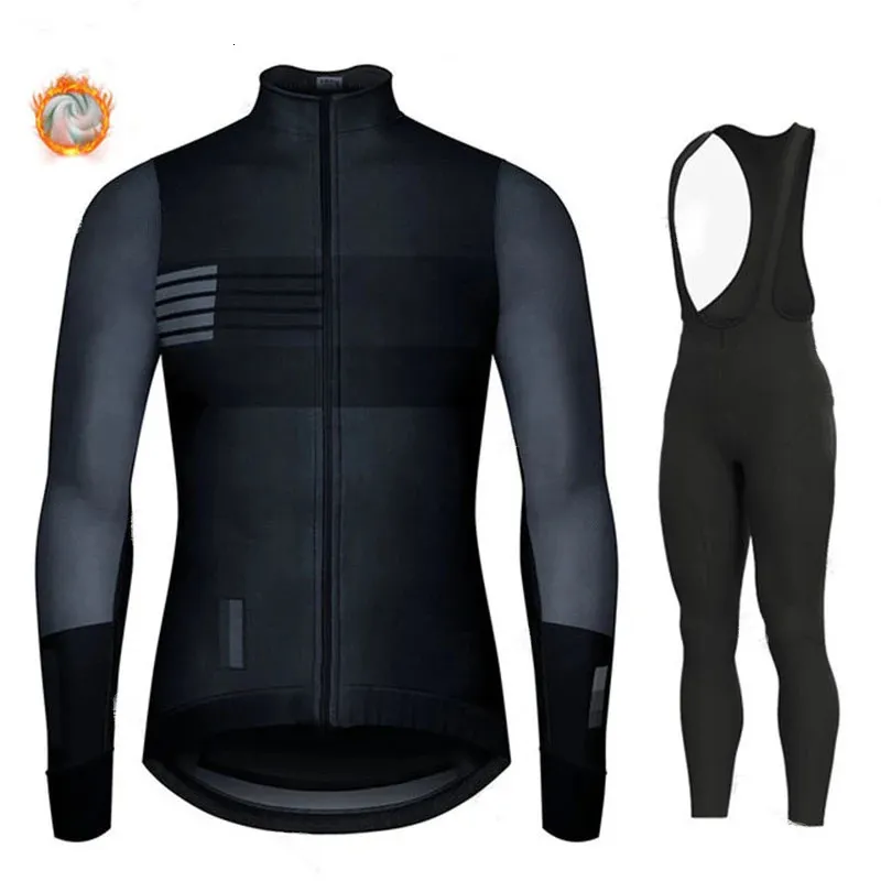 Team Winter Wool Cycling Suit Men Cycling Suit Outdoor Sportswear Bike Uniform Cycling Kit Triathlon Spain 231227