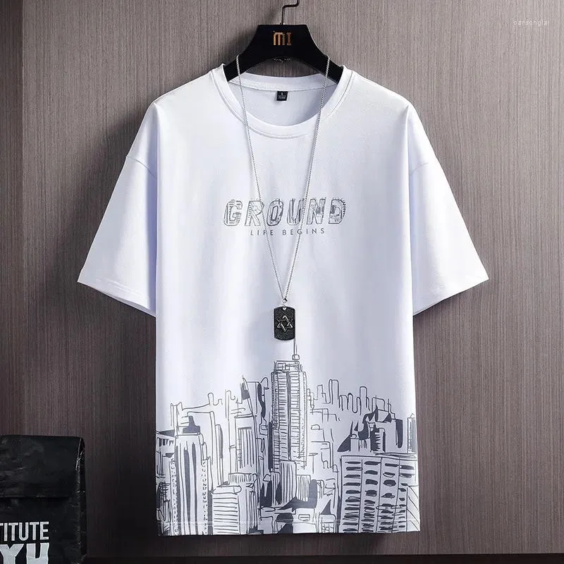 Men's T Shirts Short Sleeved T-shirt Casual Sports Men And Women Snowy Mountains City Letters Other Patterns 3D Printed Trend Top