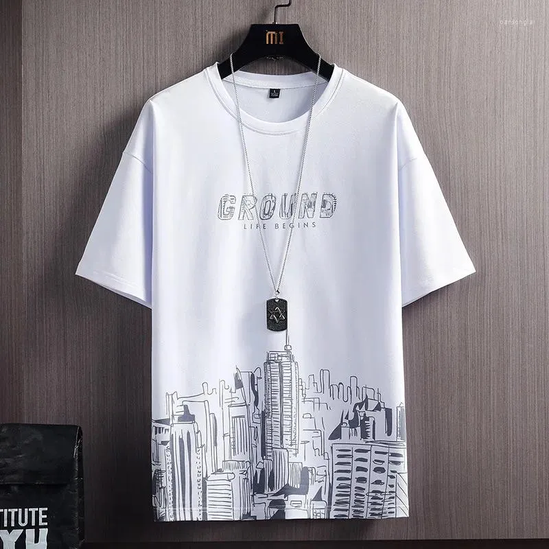 Homens camisetas Camiseta de manga curta T-shirt casual esportes homens e mulheres montanhas nevadas letras da cidade outros padrões 3d impresso tendência top