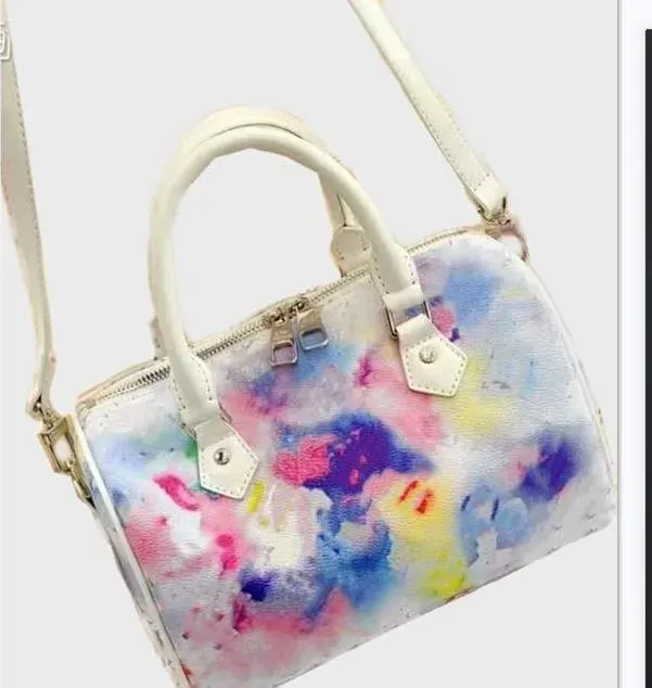 Designer de bolsas General Design Saco de viagem clássica para homens e mulheres A aeroporto da sacola de jato de tinta do designer pode ser usada para um ombro