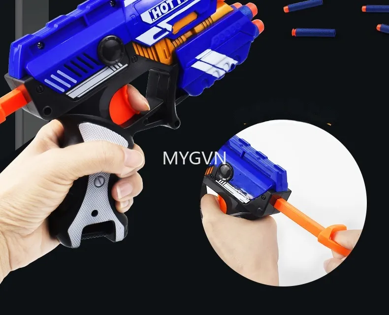 Soft Bullet Manual Toy Gun For Parent Child Battle | EVA Foam Darts ...