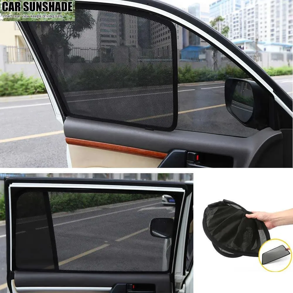 Sunshade New Car Magnetic Winding Sun Protection for Toyota Land Cruiser 200 2008 2012 2015 2016 2017 2018 2019 2020 액세서리