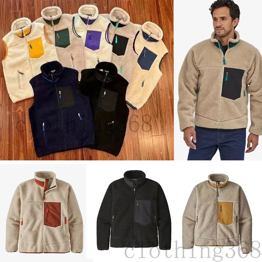 Jaqueta masculina designer jaqueta feminina casaco de lã colete casacos moda jaqueta moda jaqueta de lã temporada de inverno colete de lã de cordeiro quente cashmere casal estilo jaqueta