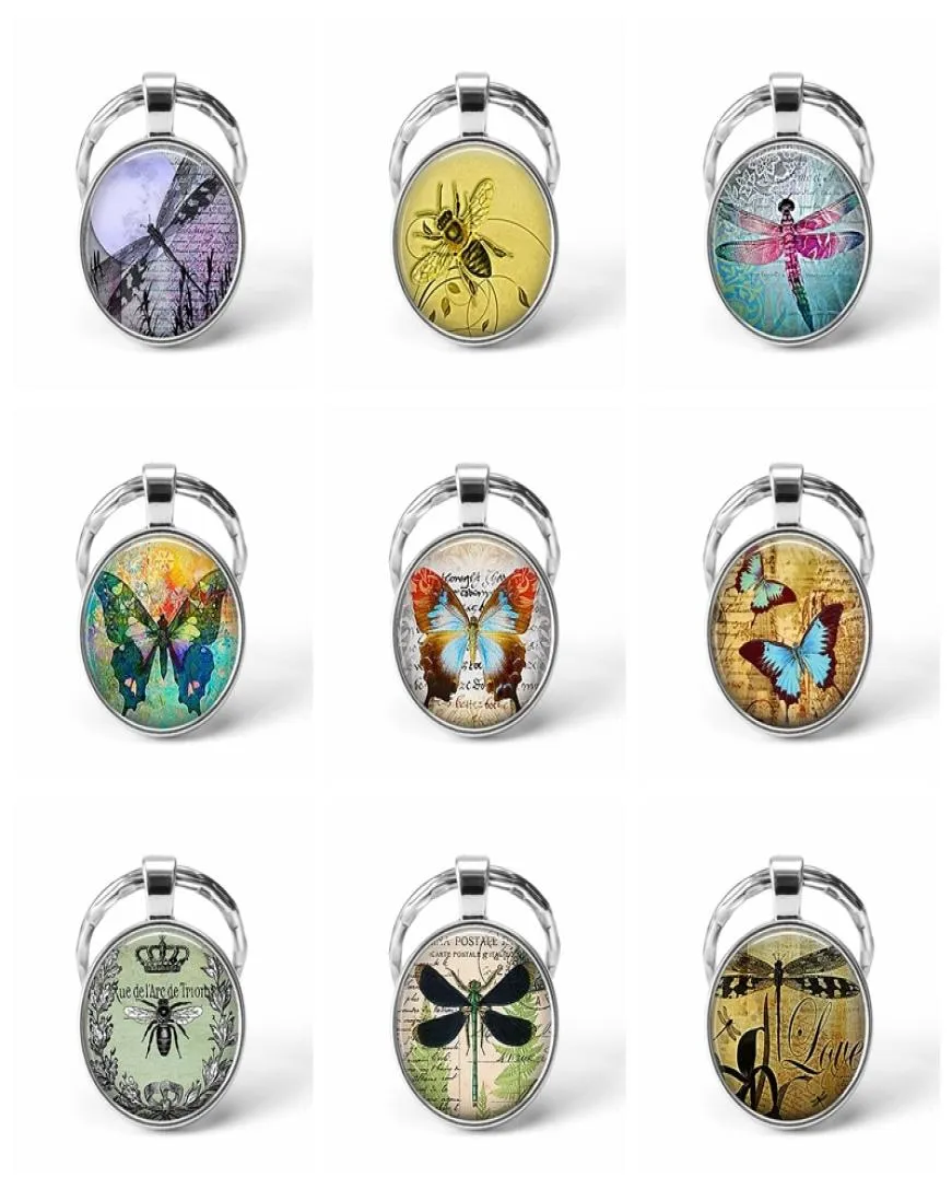 Honeybee Key Chains Honey Bee Cabochon Glass Keyring Honey Bee Jewelry Beekeeper Gift Apiarist Gift Honey Bee Key Chain Key Ring9181669