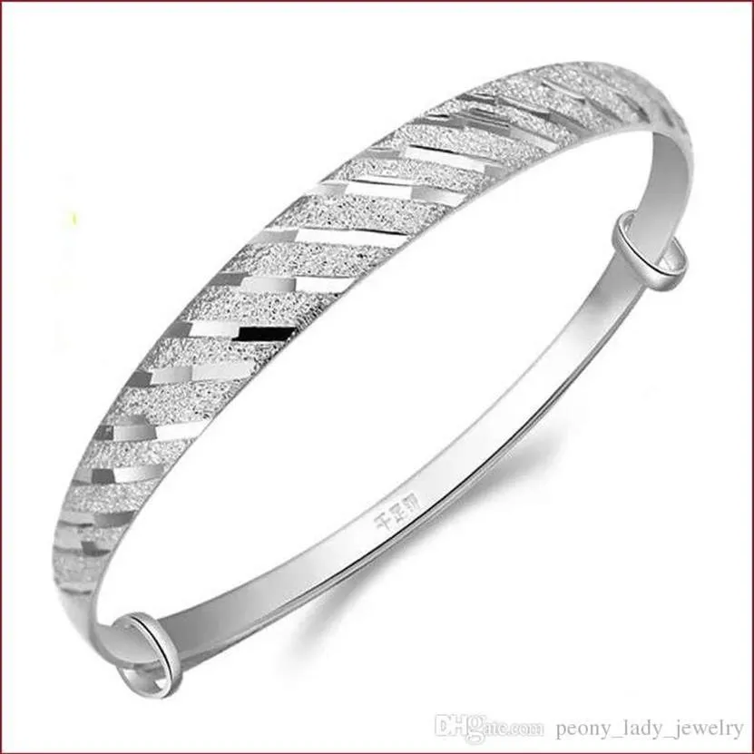 925 articles en argent sterling bijoux bracelets à breloques bracelet chinois vintage bande ligne lumineuse 197m