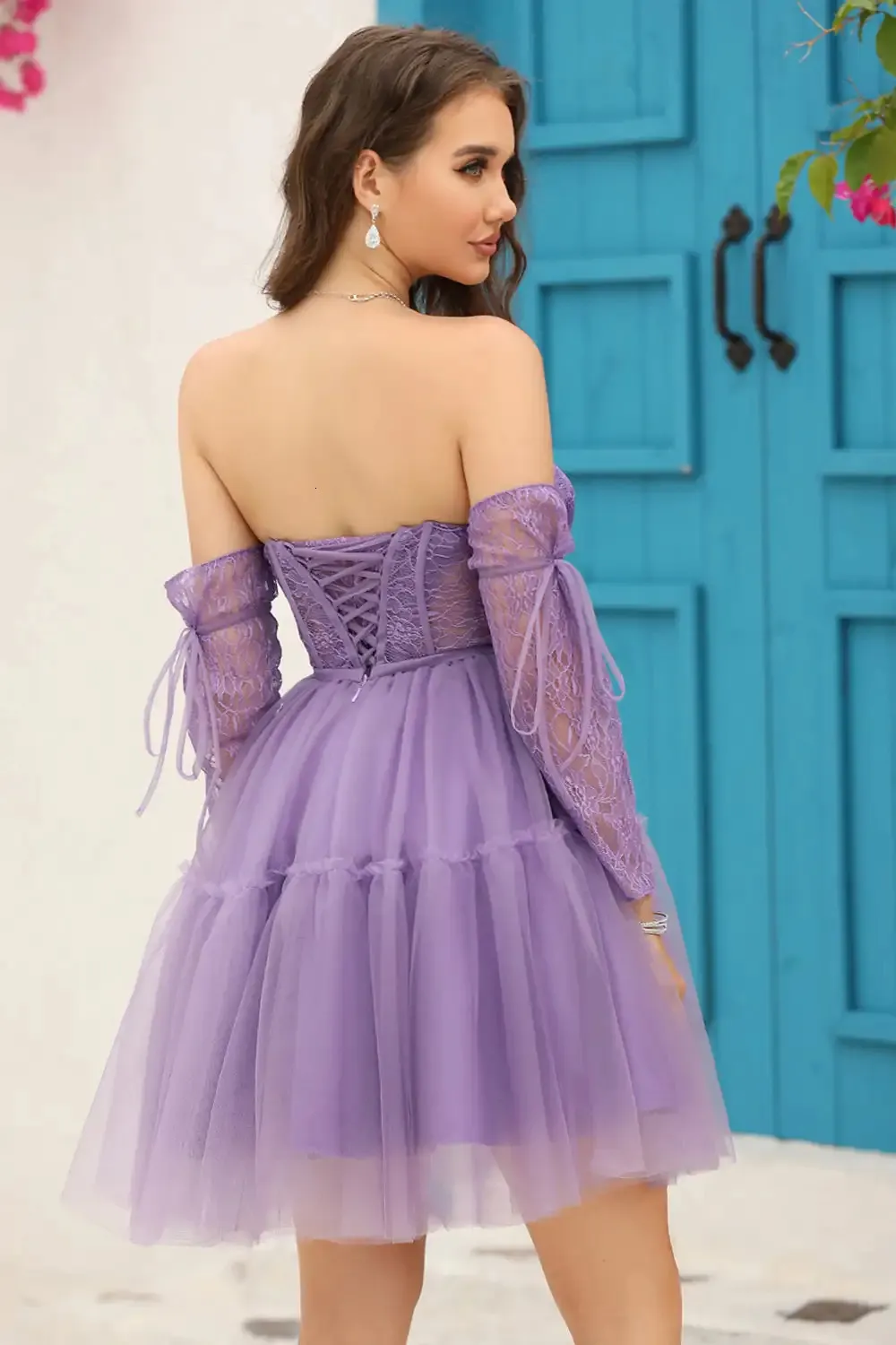 Sexy Short Sweetheart Neck Homecoming Dress Corset... From You03, $74 |  DHgate.Com