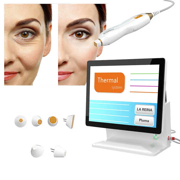 2024 Neues Desktop Wrinkle Remover Fractional Microneedle Radiofrequenz RF Hautstraffung Mikrone -Schlampe