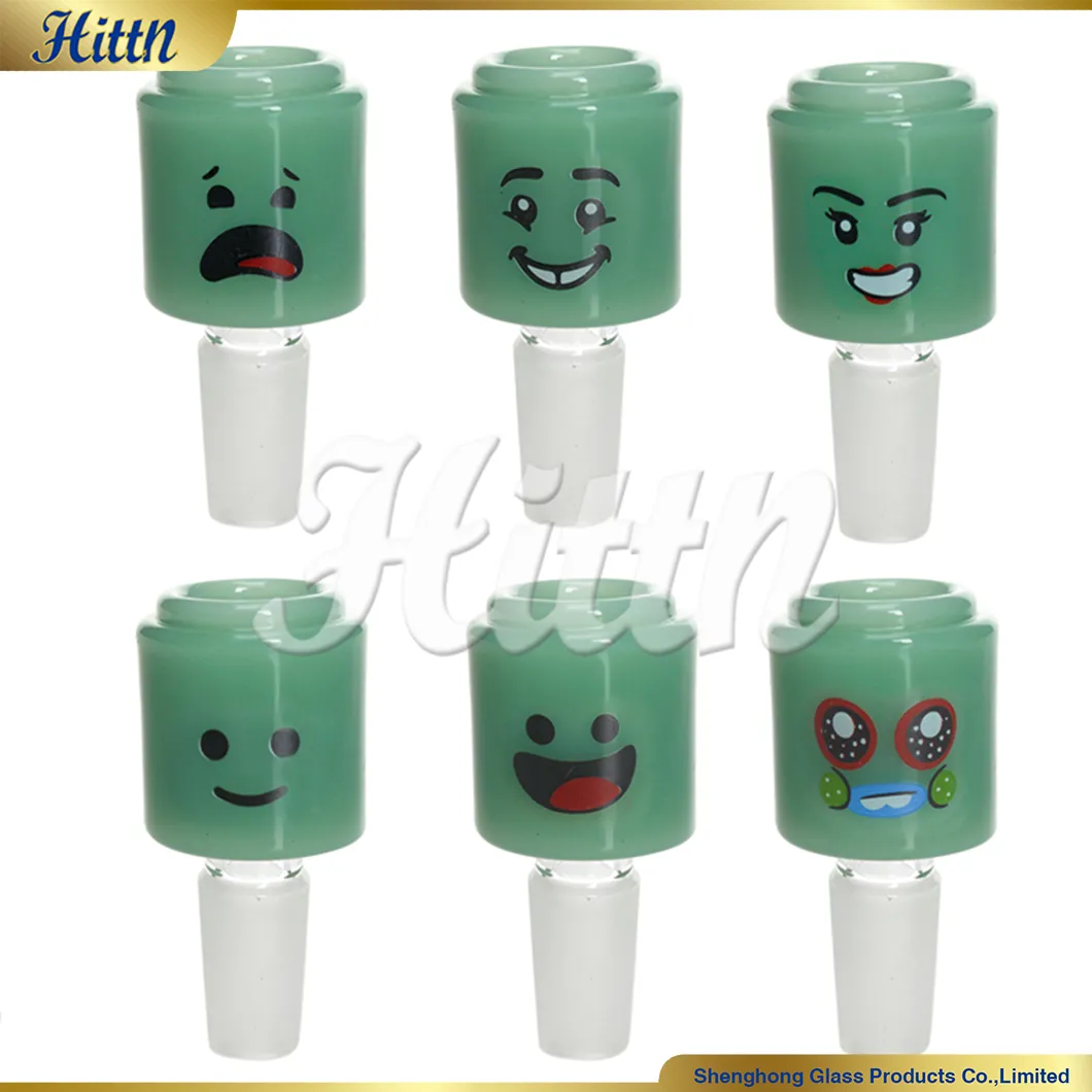 Ciotola bong da 14 mm LEGO Minifigurs Ciotola della testa per vetro Bong Fum