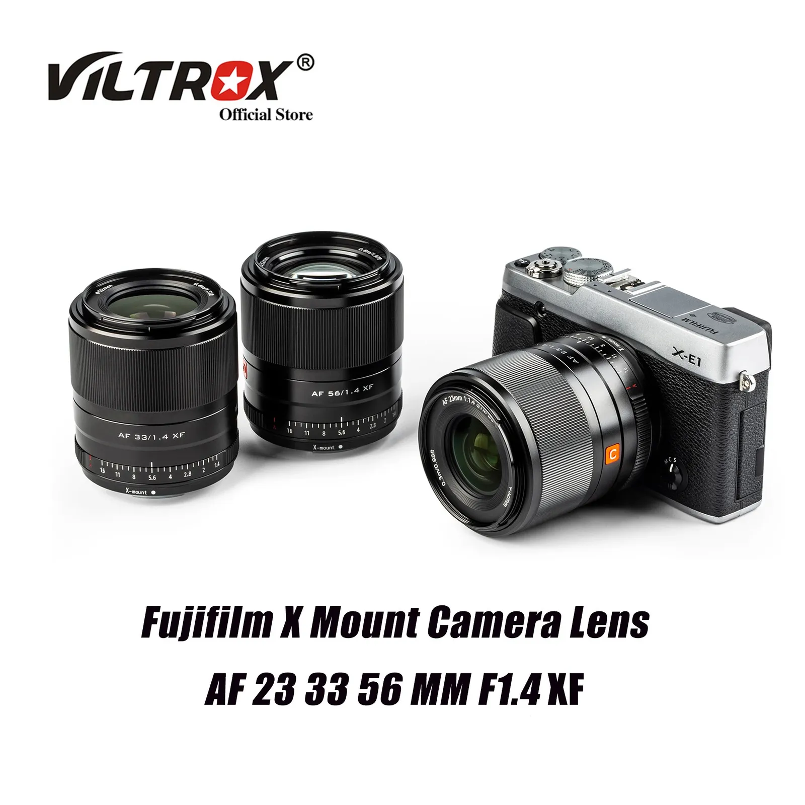 Viltrox 2m 56mm 4 XF Lente Auto Foco Grande Abertura Lentes de Retrato para Fujifilm Fuji X Mount Camera XT4 XT30 y231226