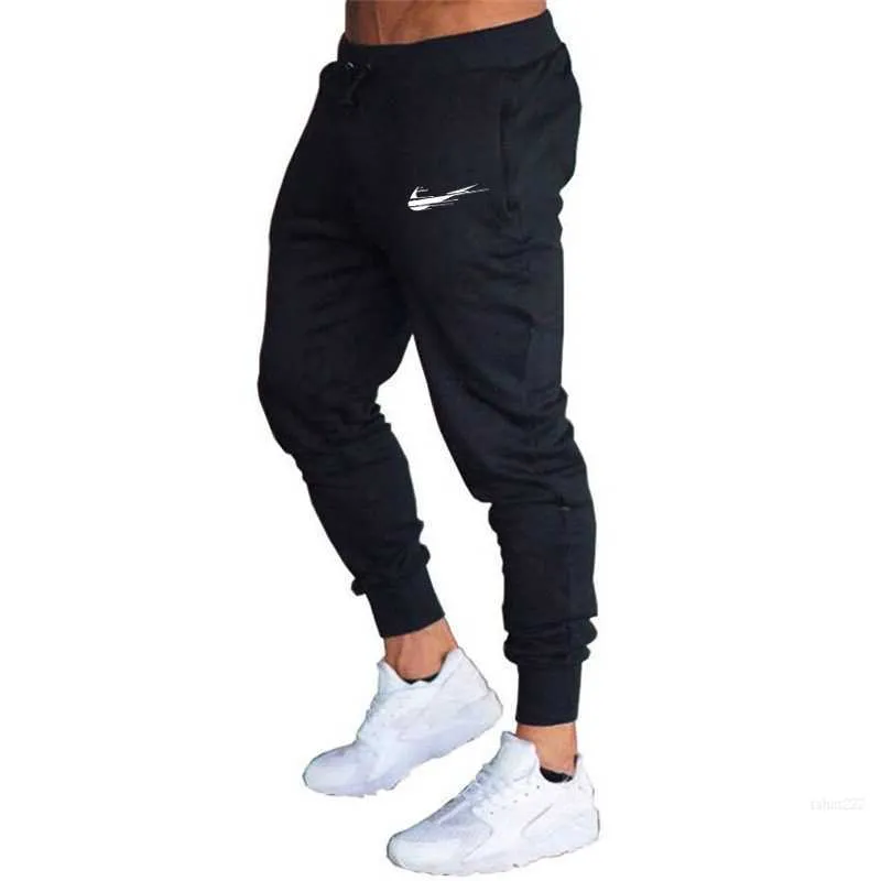 Roupas masculinas calças de basquete de jogger Men academias de fitness fisichanding para corredores de corredores de ginástica preta designer calça casual 3xl h68e