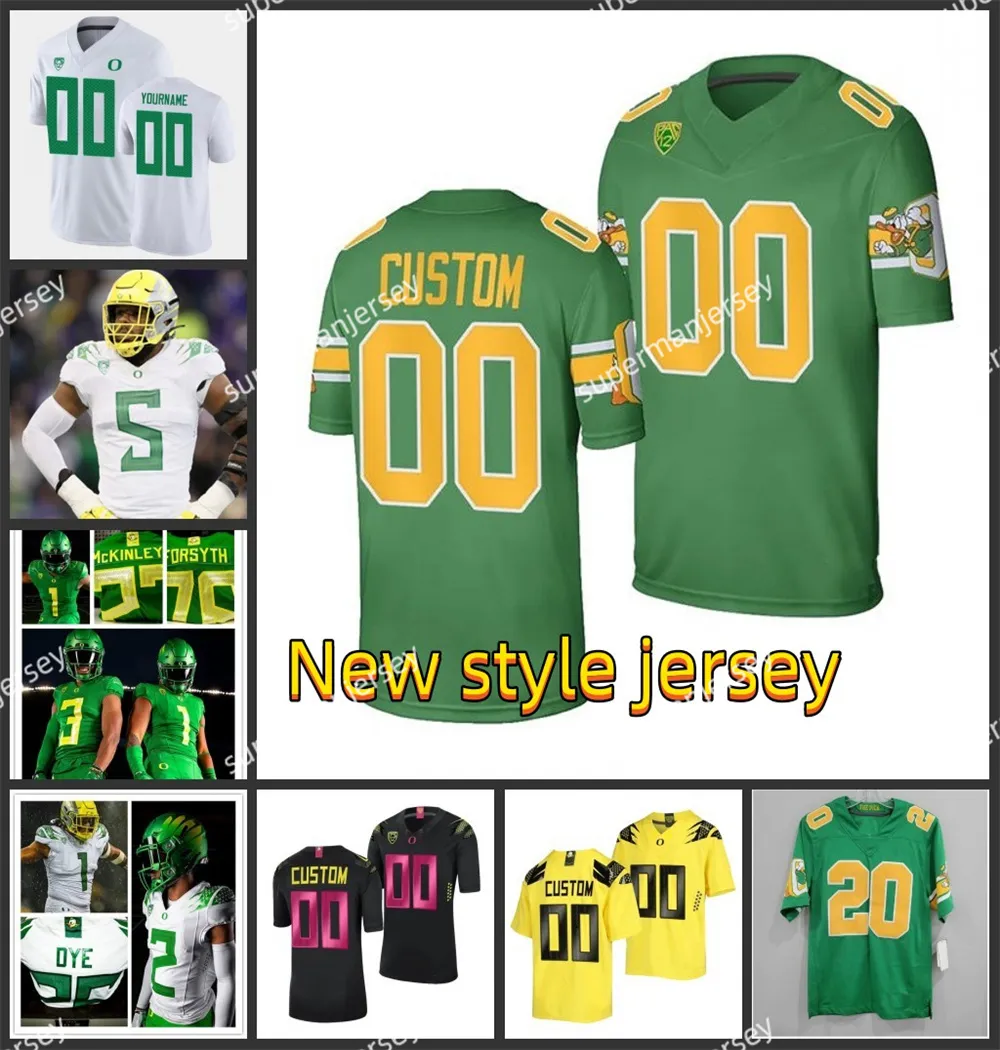 Oregon Ducks Football Trikot Justin Herbert Bo Nix Spencer Webb Noah Whittington Bucky Irving Troy Franklin Terrance Ferguson Justin