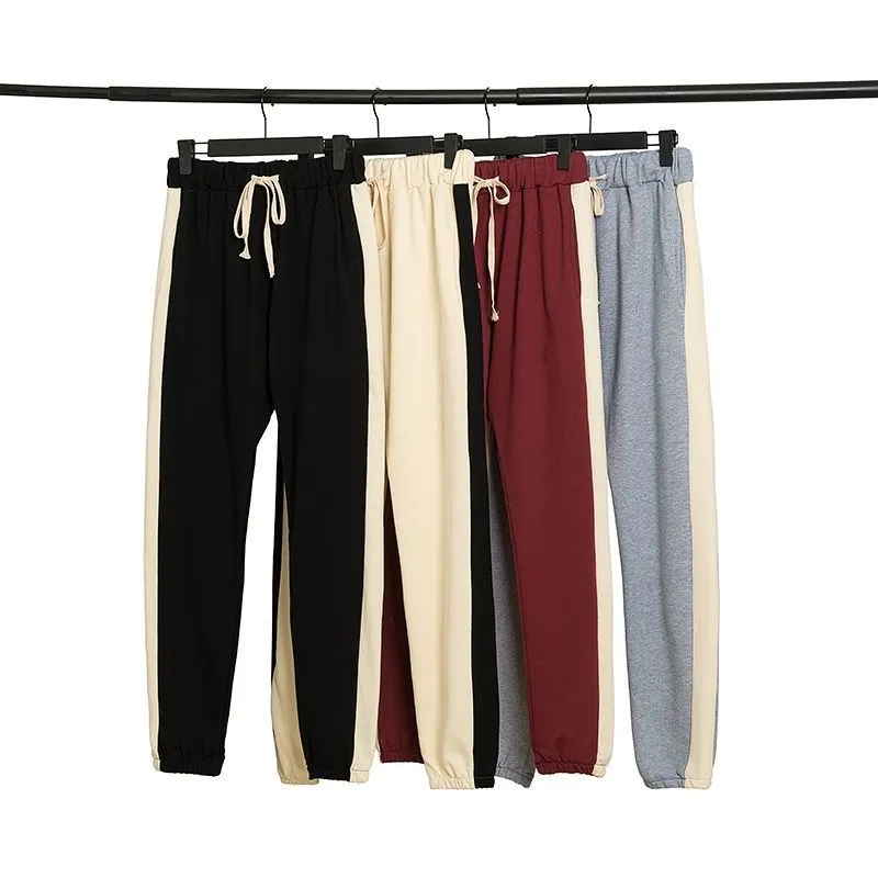 calça calças de moletom calças de jogger calças de gente de gente unissex y2k calças vintage 460g fit slow algodão puro por atacado 2 preço de preço