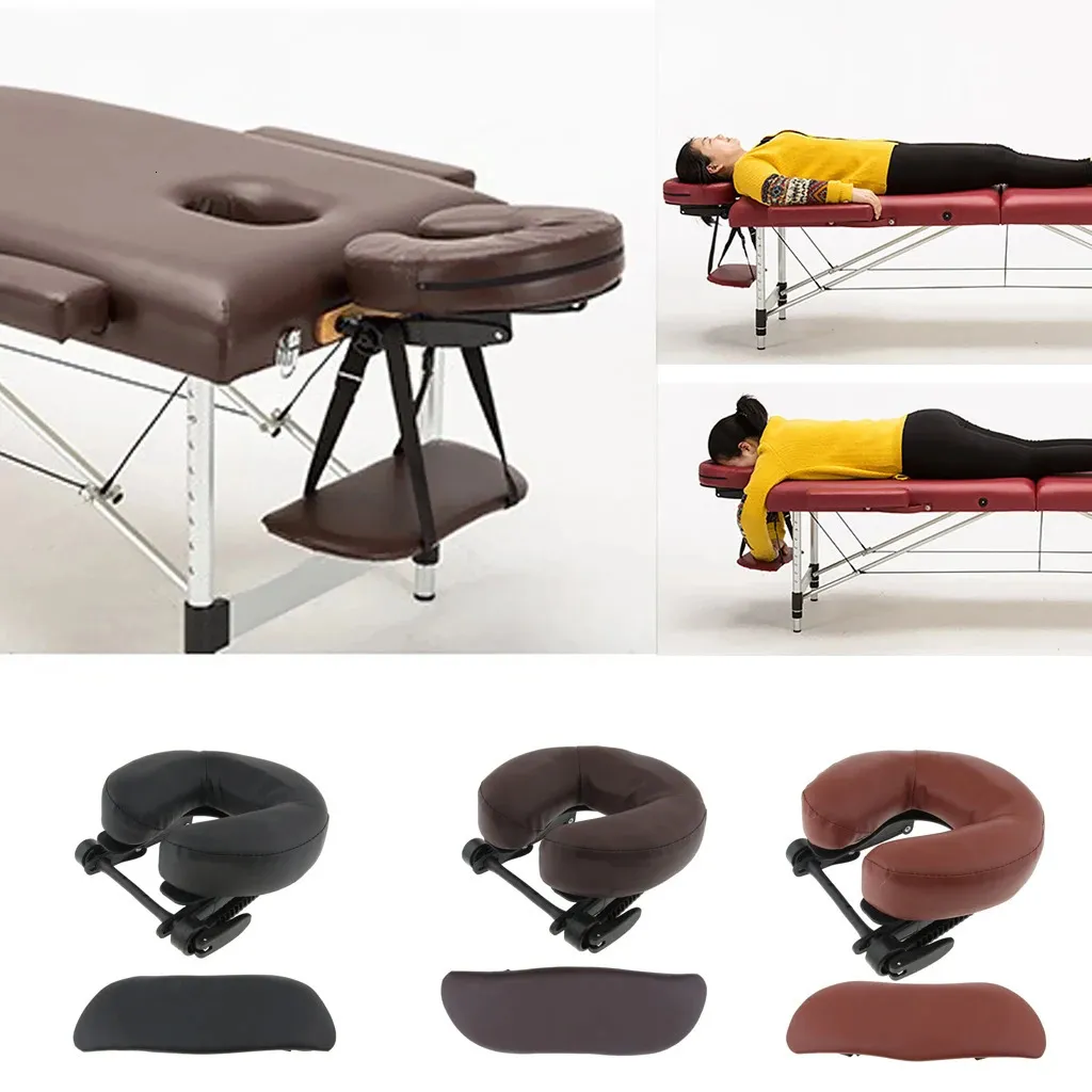 Pack of 3, Headrest for Massage Bed, Portable And Adjustable Backrest