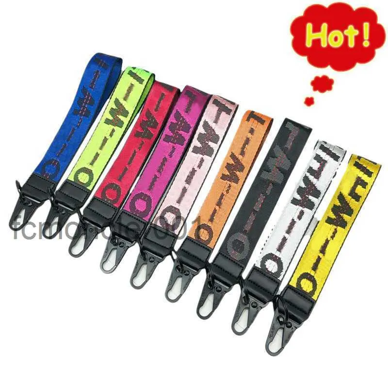 Keychains Lanyards Key Chain Offs Luxury Rings Clear Rubber Jelly Letter Keys Ring Men de mode Femmes Canvas Camerie Pendre Caméra 02W60P P0PS