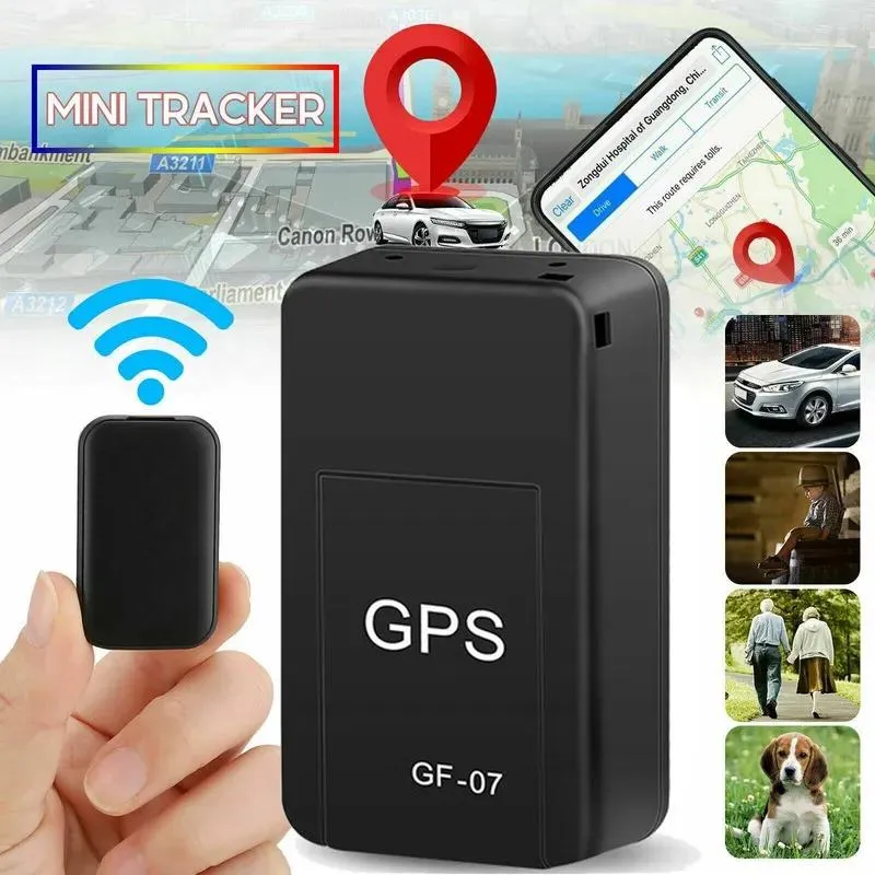 전자 장치 GF07 PS 트래커 자동차 자전거 자전거 추적 포지셔너 GF07 자기 차량 추적기 GSM GPRS 어린이 미니 실시간 로케이터