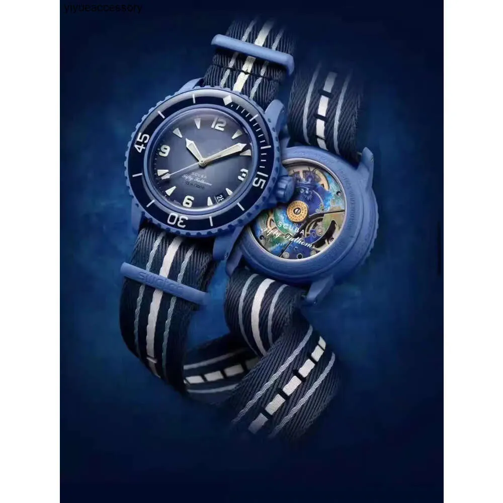 Ocean Watch BioCeramic Automatic Mechanical Watches High Quality Full Function Watch Designer Movement Watches Limited Edition Luxury Wristwatches