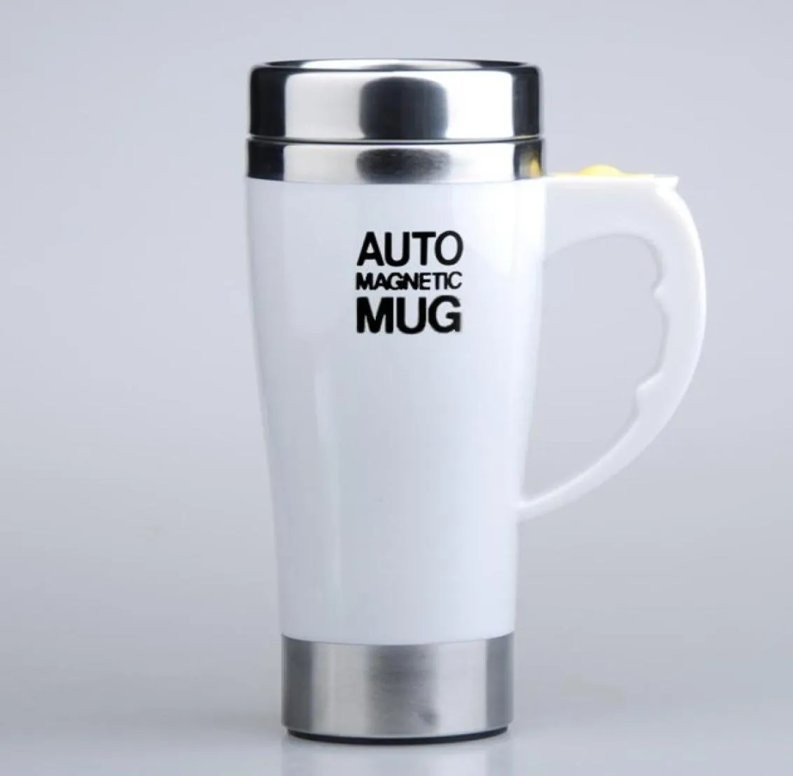 Epacket 450ml Automático Curva -caneca magnética Caneca de aço inoxidável Mistura de água Liquidificador de água preguiçosa Cu9823527