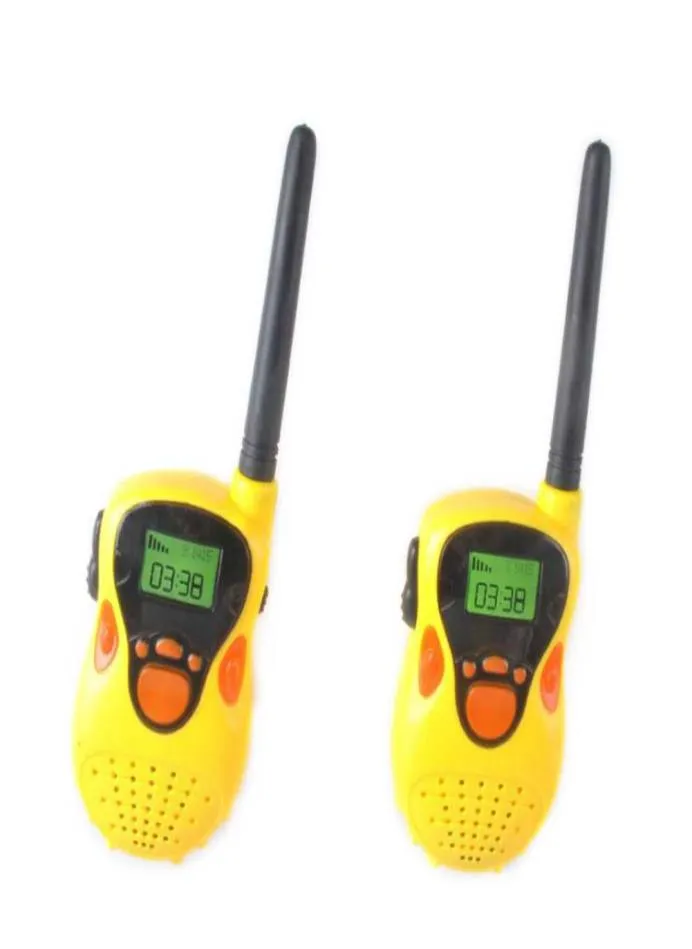 2 pezzi Set giocattoli 22 walkie talkie giocattolo radio bidirezionale UHF ricetrasmettitore portatile a lungo raggio regalo per bambini5604382