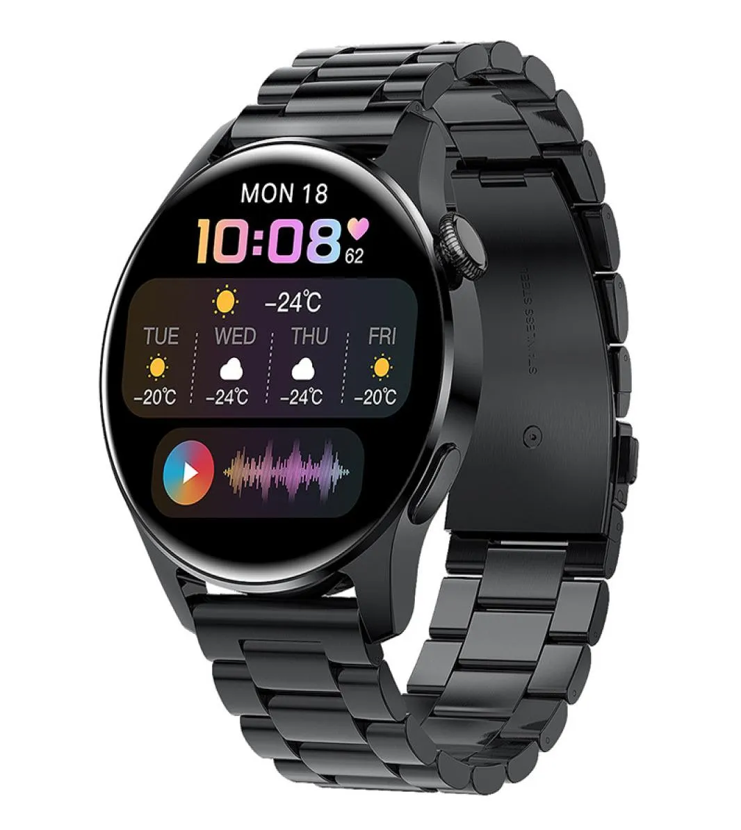 2022 Nuova tecnologia indossabile e adulti Smart Watch Men Waterproof Sport Fitness Tracker Meteo Display Bluetooth Call Smartwatch per Huawei Android IOS7225170