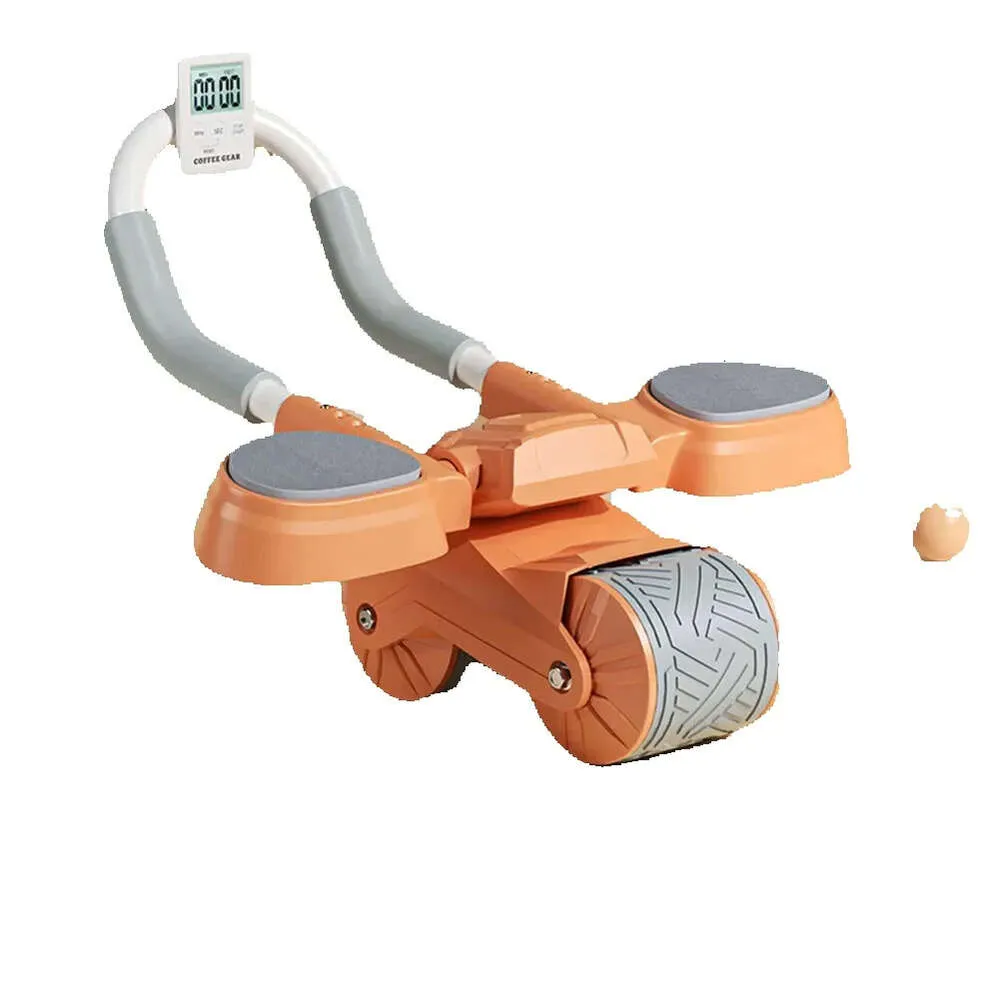 Ab Rollers 2in1 Buikwiel Gebalanceerde Ondersteuning Digitale Teller Automatische Rebound Mute Abdominale Sporter Thuistraining Gymapparatuur 230801