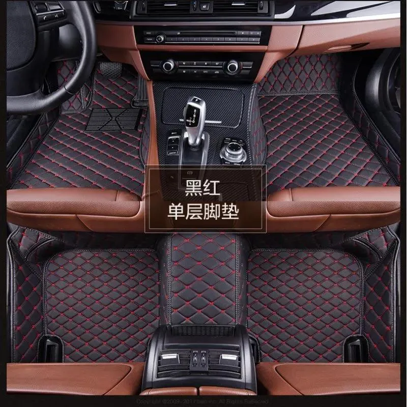 Dywany dywany tylko główne maty podłogowe skórzane kierowcy Dopasuj 98% model do Toyota Lada Renault Kia Volkswage Honda BMW Benz Foot Cover 092