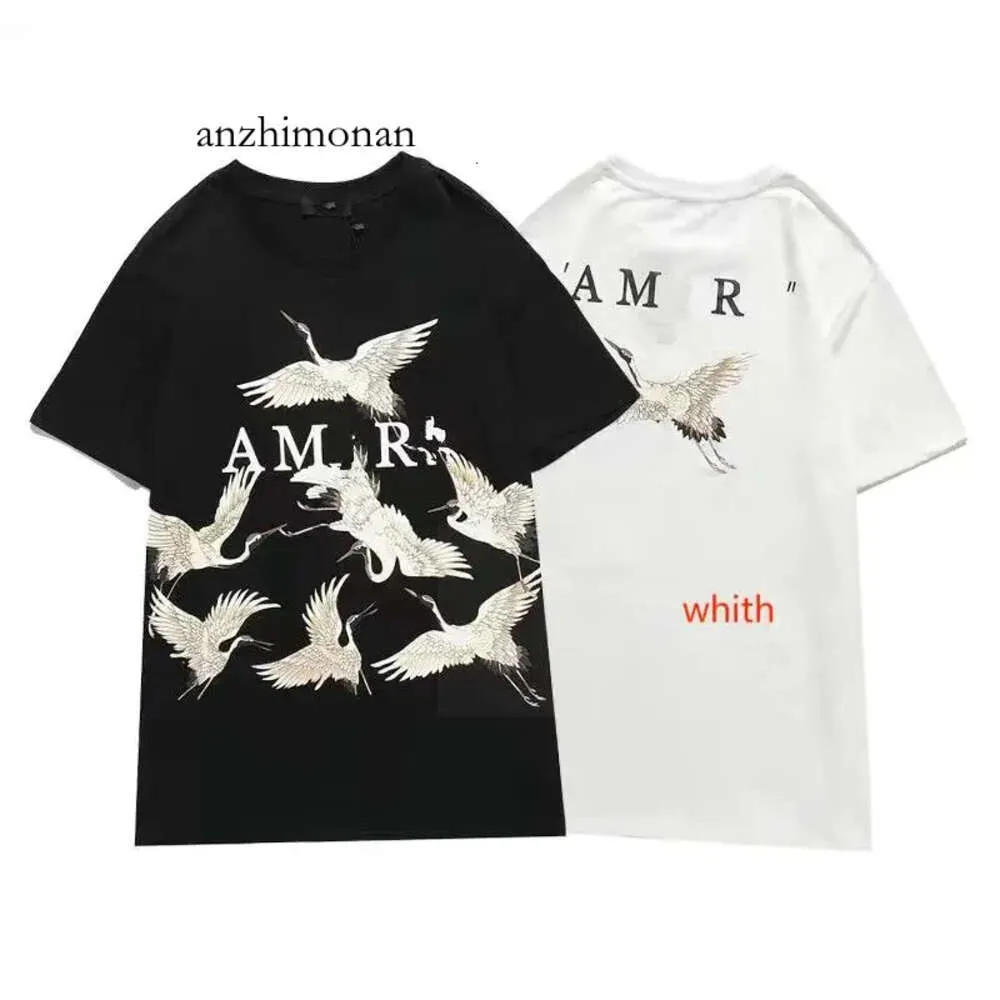 GCD03 2023 Amir New Casual Fashion Slim Slim's Tide Tide Double Yarn T-shirt à manches courtes