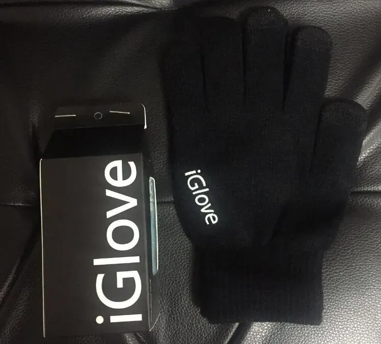 Fashion Unisex iGloves Colorful Mobile Phone Touched Gloves Men Women Winter Mittens Black Warm Smartphone Driving Glove a pair 2020