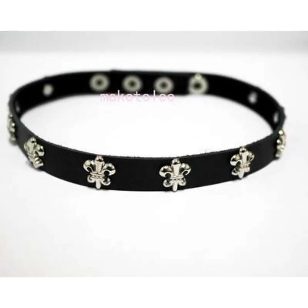 Designer Ch Cross Luxo Chromes Pingente Colar Preto Colar de Couro Feminino Personalizado Retro Trendy Masculino Clavícula Crochet Coração Neckchain Amante Presente Igi4