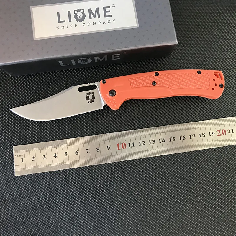 Extérieur liome 15535 couteau pliant couteau en nylon poignée de fibre de nylon camping sabre tactique de sécurité défense des couteaux de survie