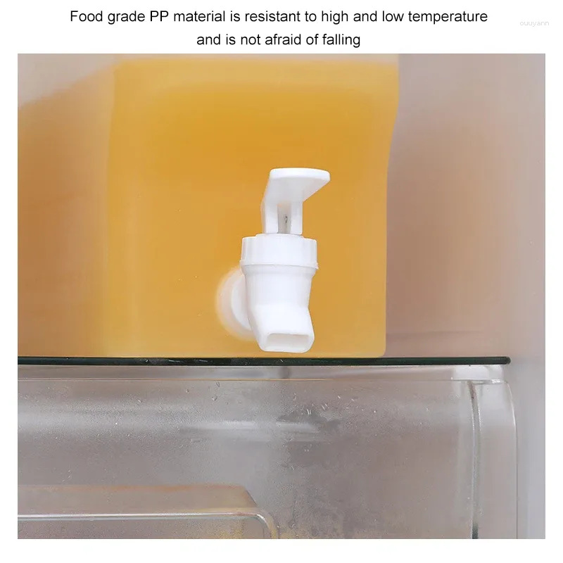 Botellas de agua Jugo Pot duradero Multipropósito eficiente Venta de alta calidad en demanda Perfecto para fiestas refrescante grifo de gran capacidad