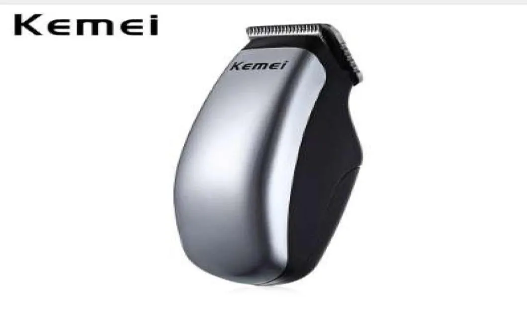 Kemei Portable Hair Clipper Electriclesslessles Mini Razor Barbe Triming Raser Machine 3 Combs pour Men9275908