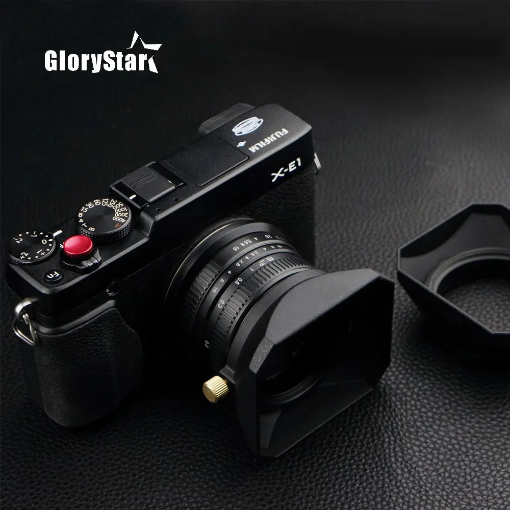 37 39 405 43 49 52 55 58 mm Square Shape Lens Hood for Fuji Leica Pentax Micro Single Camera 231226