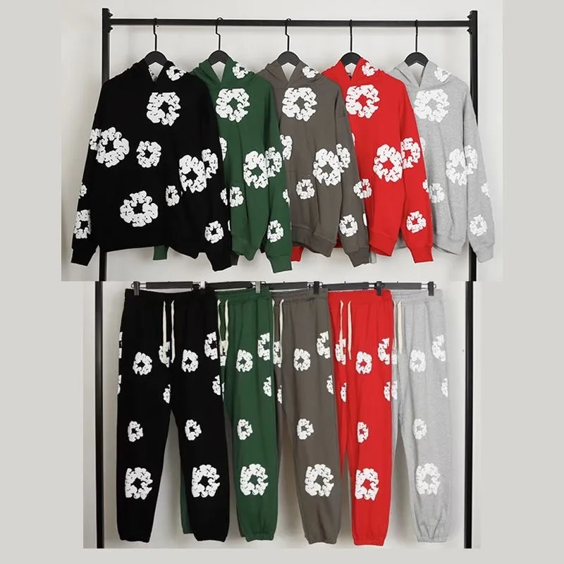 DHgate.com:Designer Denim Tears Sweatsuit Foam Kapok Print