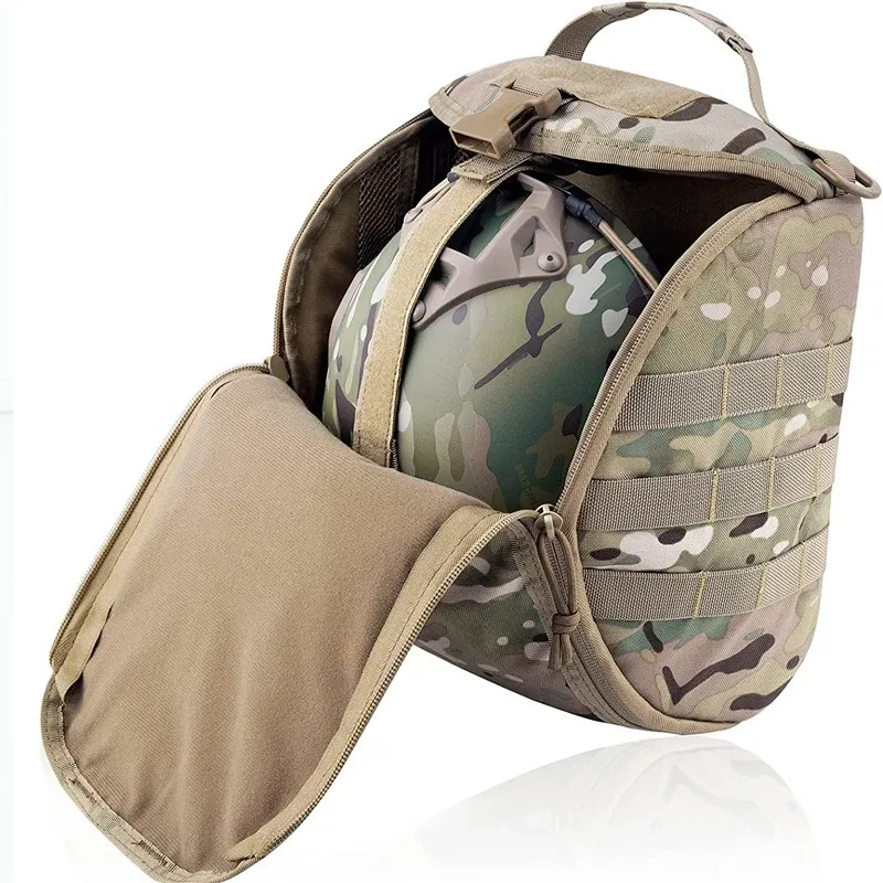 Tactische Helm Tas Pack Multifunctionele Molle Opslag Militaire Draagtas voor Sport Jacht Schieten Combat Helmen 231227