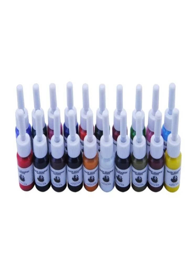 20 Colorsbottles Tattoo Encre Pigment Kits Tatouage de l'art corporel 5 ml Beauté Professionnel PEINTURE DE MAQUES PERMANENTS PEINTURES49046115053363