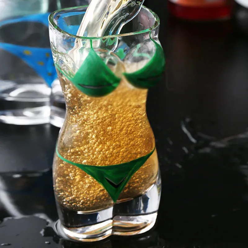 Creative Body Paint Beer Glass – Thick Bottomed Party Mug, 59% Off, Best Price